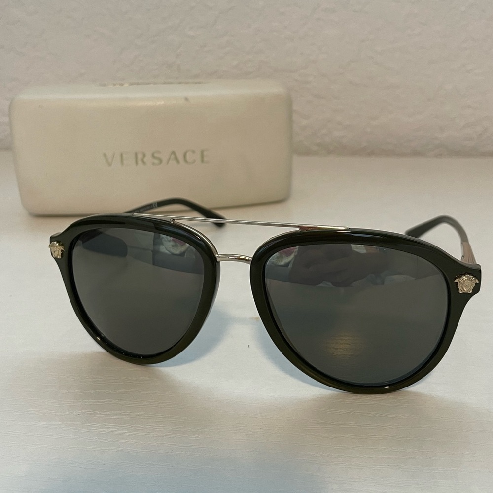 Green Versace sunglasses